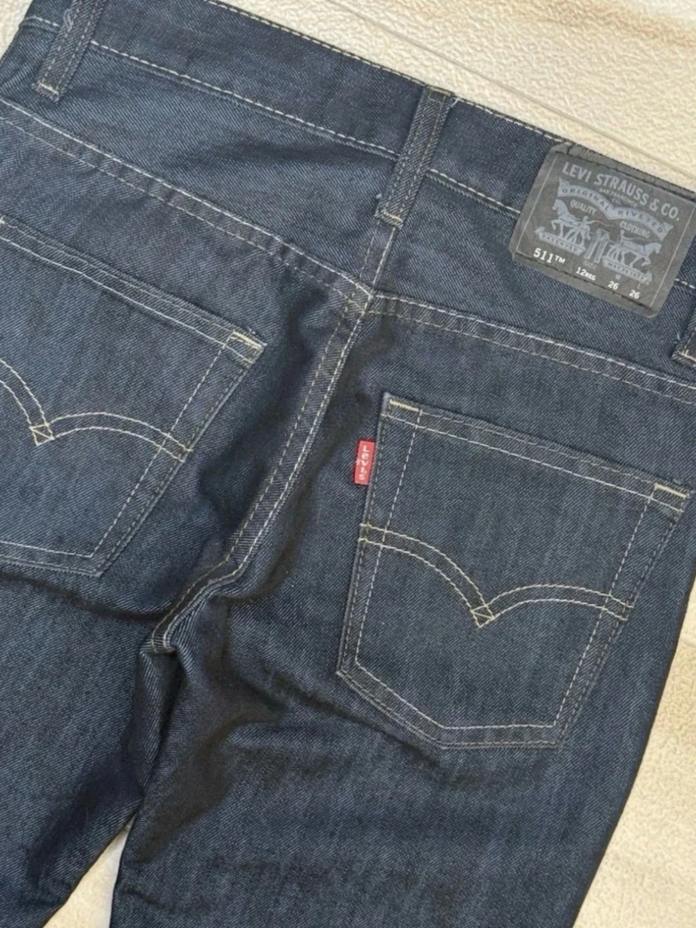 Levi's 511 Boys Slim Jeans Size 12 Slim 26x26 New Without Tags